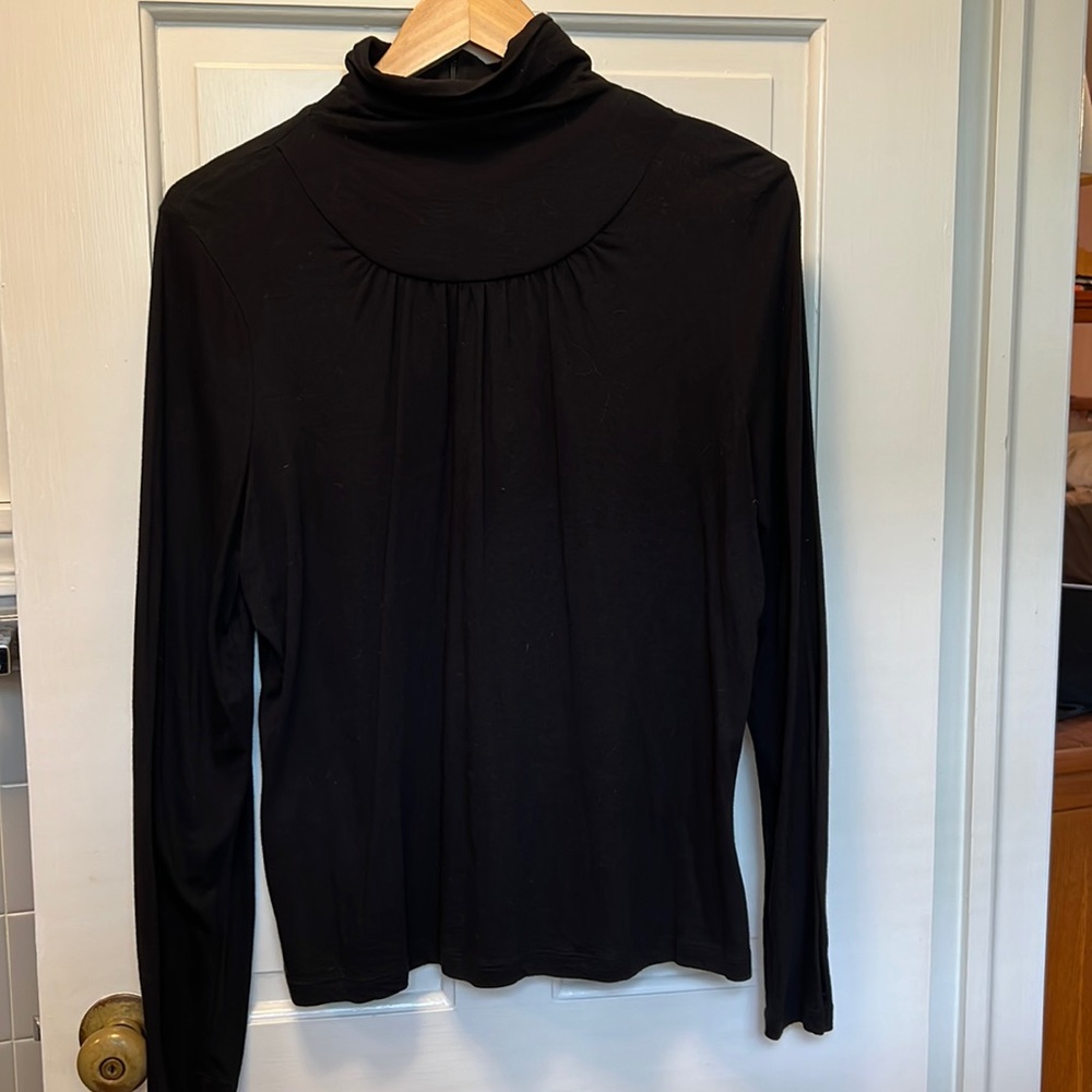 Talbots long sleeve black shirt